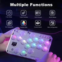 Haute42 Arcade Joystick Hitbox Leverless Controller Fight Sticks For PC / Ps4 /Switch Mini Hitbox Fighting Game Arcade Stick - Image 4