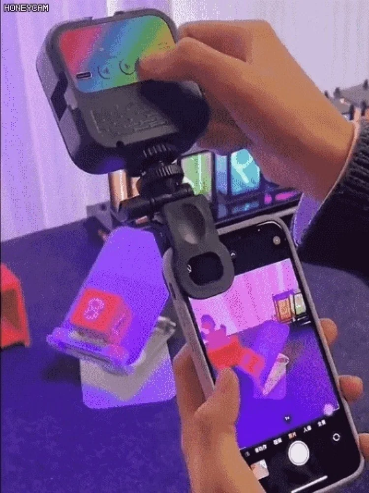 휴대 전화 휴대용 셀카 필 라이트, 미니 휴대용 뷰티 LED 라이트, 포켓 DSLR 사진 필 라이트