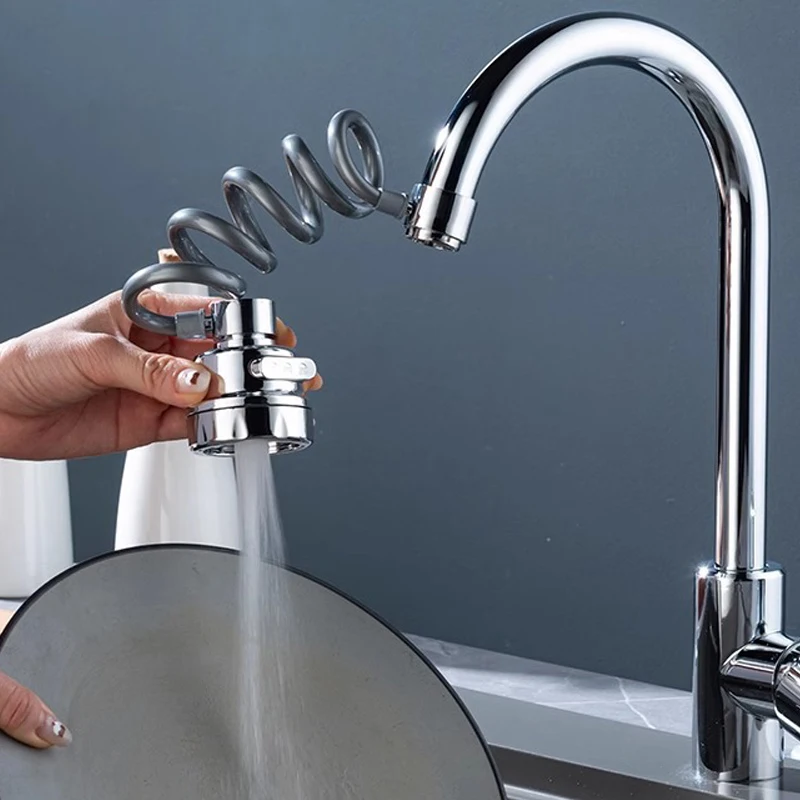 Description Picture 4 of itemKitchen Sink Faucet Sprayer Flexible Tap Extender, 3 Mode Adjustable Sink Faucet Extender with Hose, Faucet Accessories