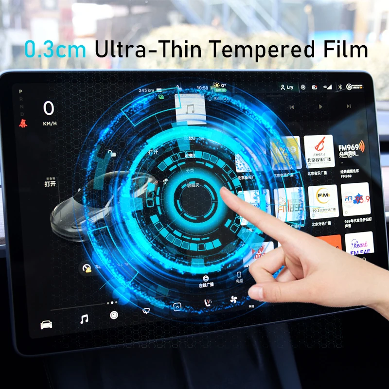 Navigations schutz aus gehärtetem Glas Touchscreen-Schutz für Tesla Modell 3  s x y in Glas folie mit Center-Control-Bildschirm - AliExpress