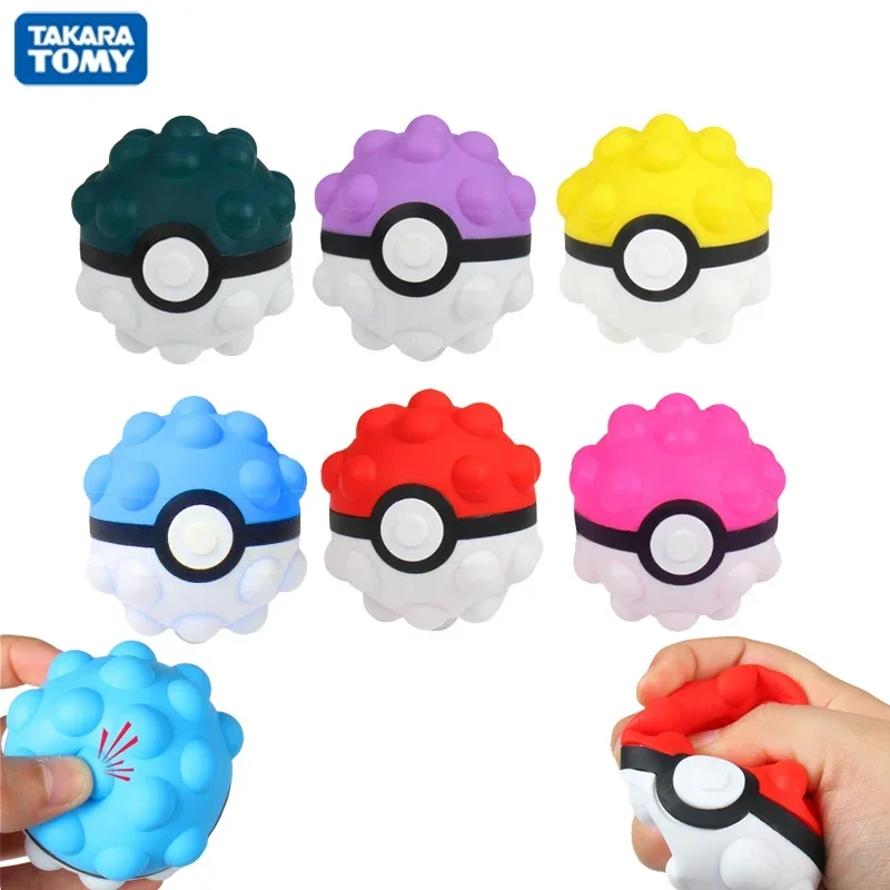 

Pokemon Pokeball Pop It Fidget Toy for Kids Aldult Anime Kawaii 3d Antistress Ball Silicone Educational Toys Child Birthday Gift