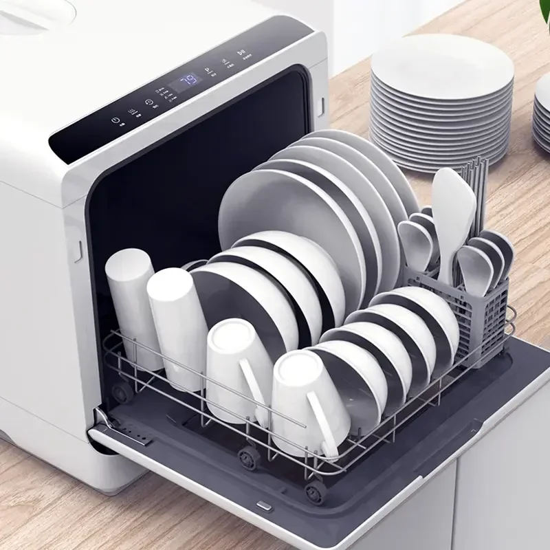 Automatic 1200W Tablet Full-automatic Dishwasher Machine For Home 4Sets Mini Dishwasher Portable Dishwasher Dish Washer 4