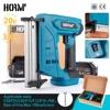 Hormy Cordless F30 Nail Gun Electric Furniture Carpentry Tacker Stapler Woodworking Power Tool Staple Gun For Makita 18V Battery 1