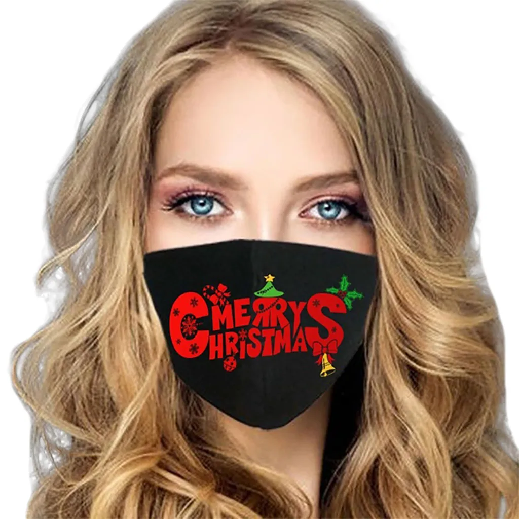 5 Pcs Christmas Dust-Proof Windproof Foggy Haze Breathable Cycling Mask Cubre Bocas Desechables Disposable Mouths Covers 6