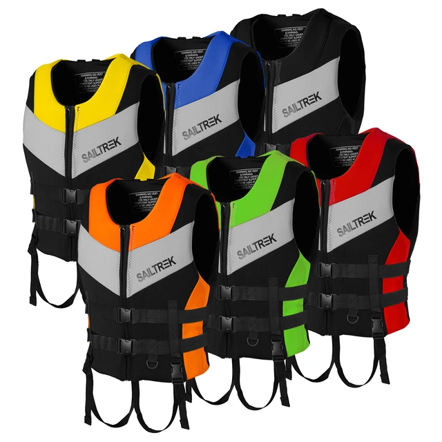 Kayak Life Vest Adults Surf Life Jacket Jet Ski MotorBoats Wakeboard Raft  For Boats Fishing Vest