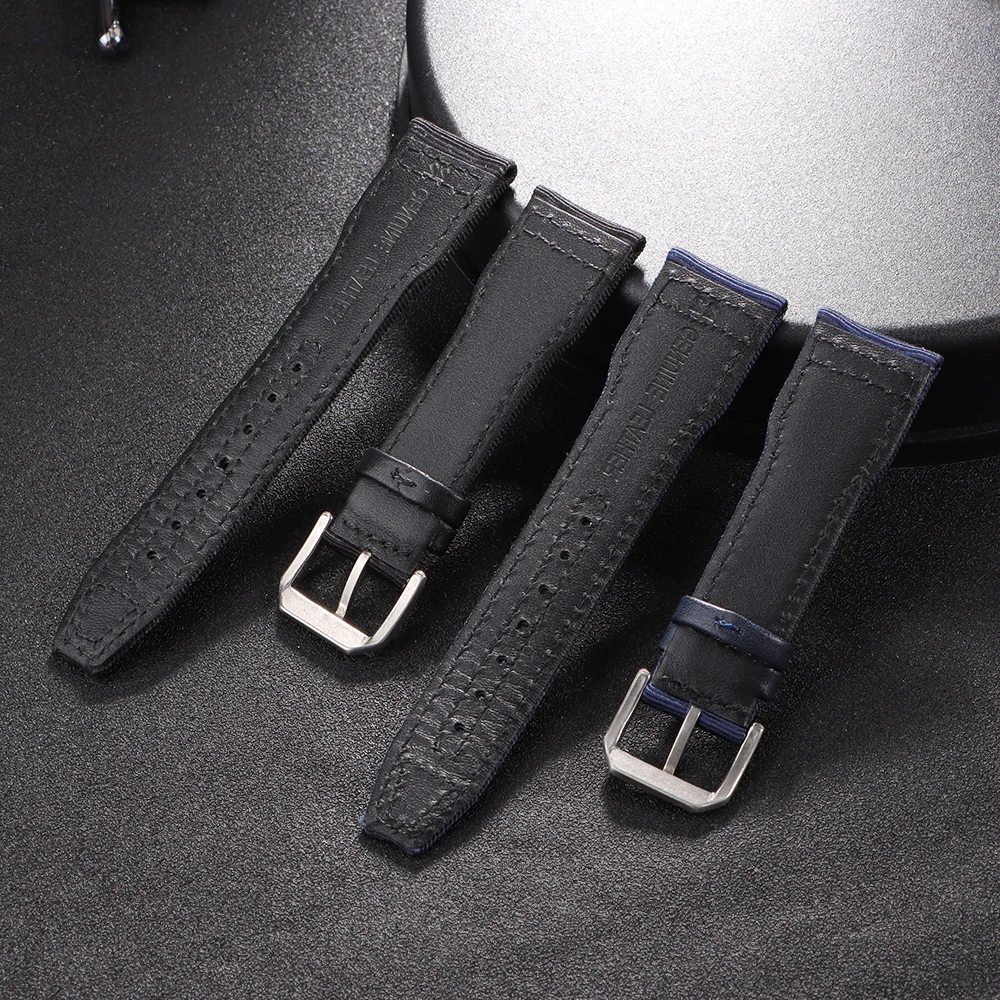 Durable Nylon Canvas Waterproof Watch Strap - Sporty Cowhide Wristband Bracelet