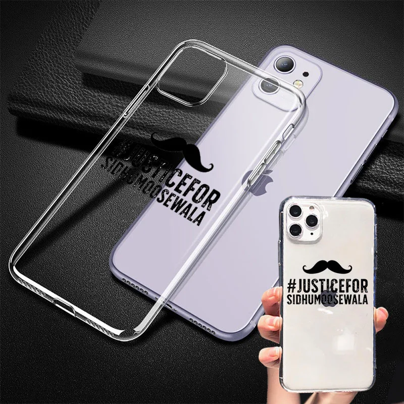 Indian Rapper Sidhu Moose Wala Phone Case for IPhone 11 12 13 X XR XS Pro SE2020 6 6S 7 8 Plus Legend Never Die Case iphone 13 cover