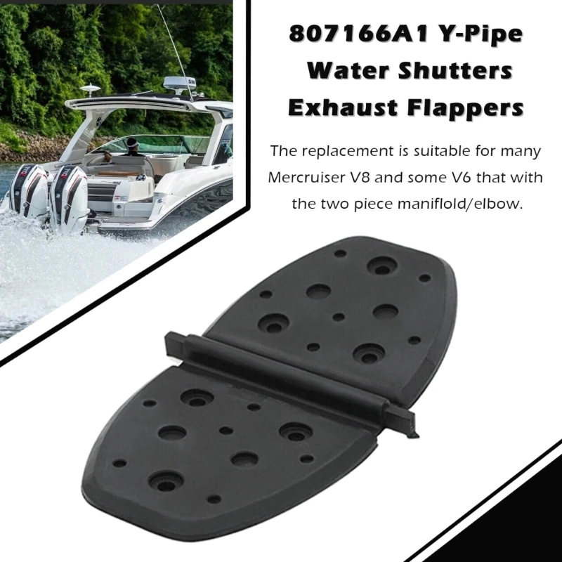 

1 Set Exhaust Water Shutters for Mercruiser V8-V6 Engines 4.3 5.0 5.7