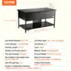 Lift Top Coffee Table - 39.4" Rectangle Coffee Table with Light & USB, Black 5