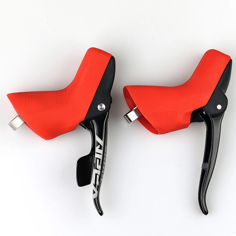 1 Paio Di Leve Freno Per Bici Da Strada Per Bicicletta Copertura Per Cappe Per-Sram Apex/Rival/Force/Red Bike Manicotto Del Cambio In Silicone Parti D
