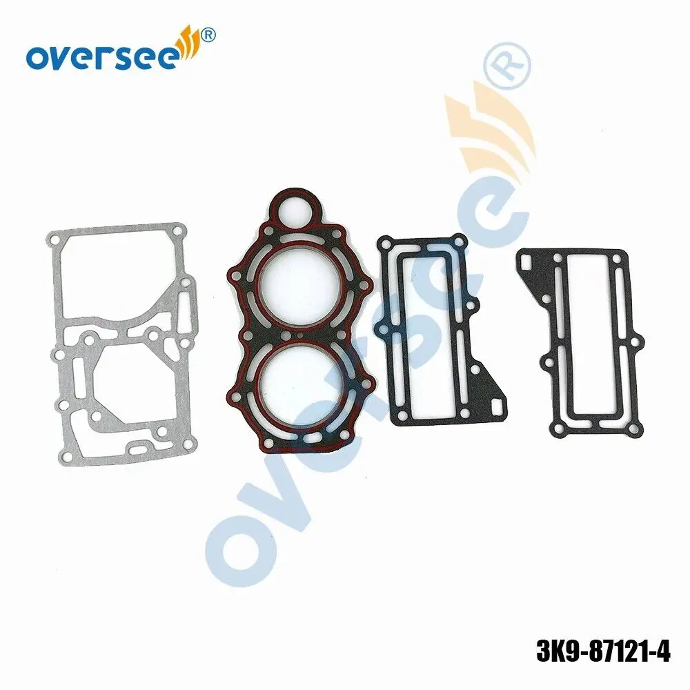 3K9-87121-4 Powerhead Gasket Set 3B2-87121 For Tohatsu 6-8-9.8HP 2T Outboard