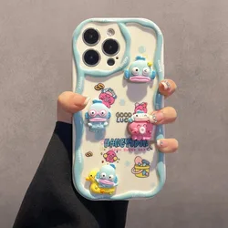 Custodia per telefono in TPU morbido 3D con design divertente di Hangyodon