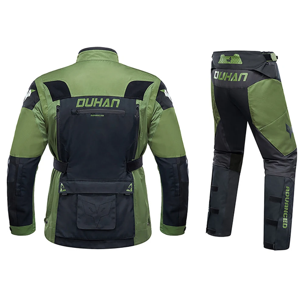 Motorcycle Jacket Long Pants Set Breathable Detachable Sleeve CE Protective Gear Spring Summer Anti-drop motorcycle jacket