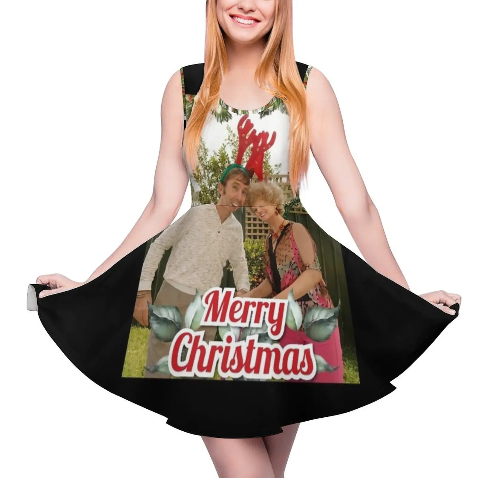 Merry Christmas Kath and Kel Sleeveless Dress Long dresses Aesthetic clothing dresses women summer 2024