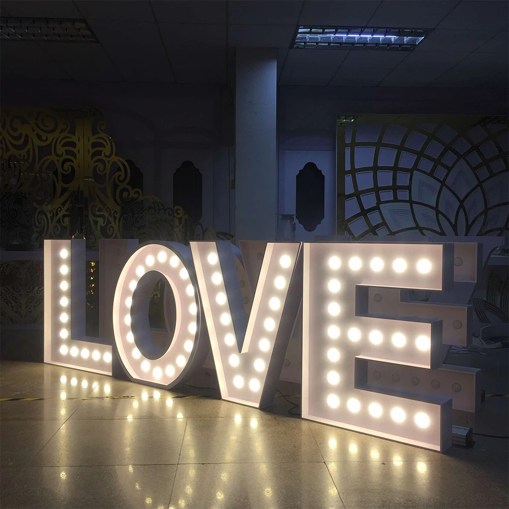 

Hot Sales Support Oem Outdoor Waterproof Numbers oh baby Sign Led Light Up Lights Birthday Marquee Letters