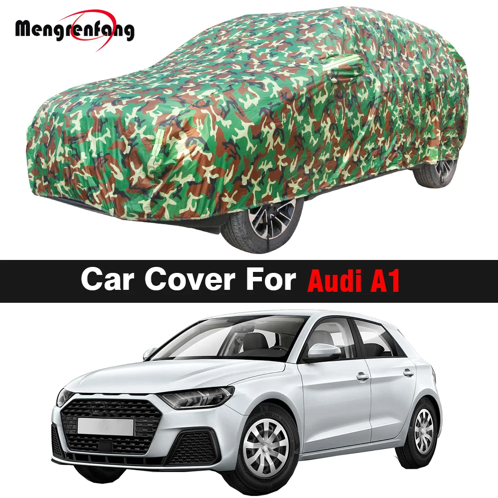 

Waterproof Camouflage Car Cover For Audi A1 Auto Anti-UV Sun Shade Snow Rain Wind Protect Cover Dustproof