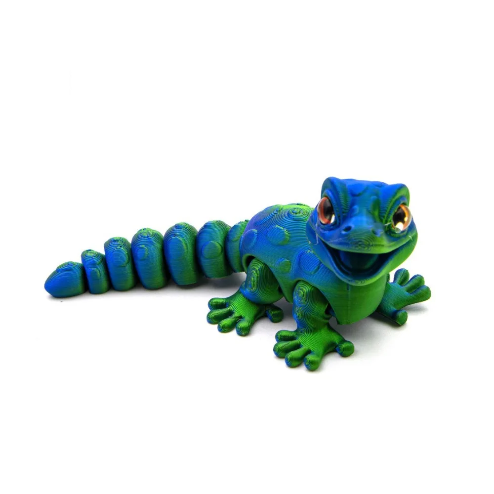 3D Printed Multi-Joint Movable Animal Miniature - Cute Sensory Toy and Home Accessory