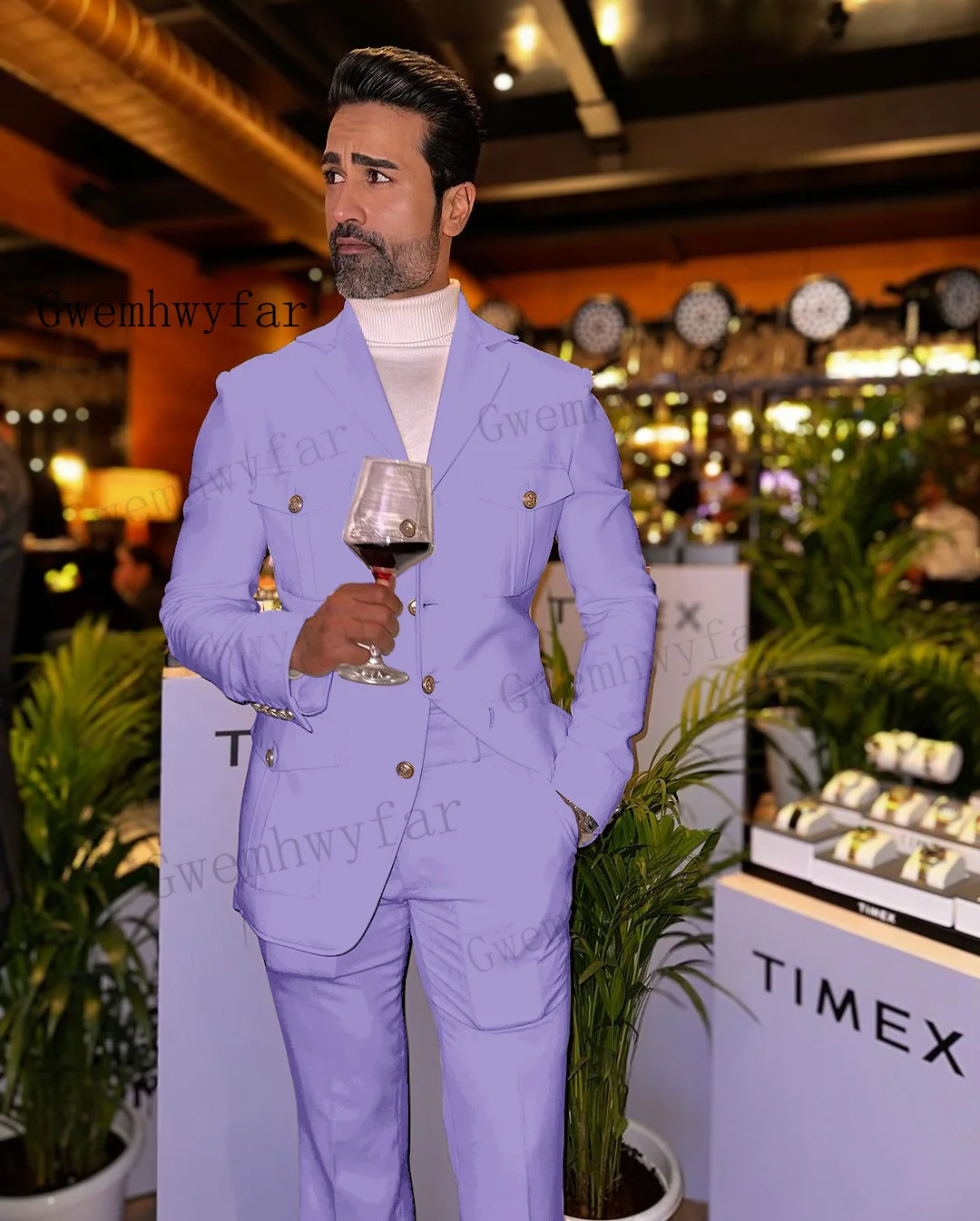Gwenhwyfar Mint Green Affrica Slim Fit Men Suits 2 Pcs Tuxedos Terno Masculino Blazer Sets Groom Wedding Prom Costume Homme