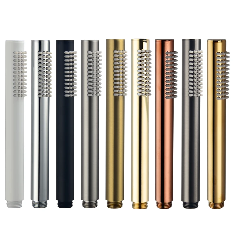 Brass Handheld Shower Head Brushed Golden Hand Held Shower Sprayer Nickel Bath Sprinkler Matte Black Rose Gold Handshower Chrome