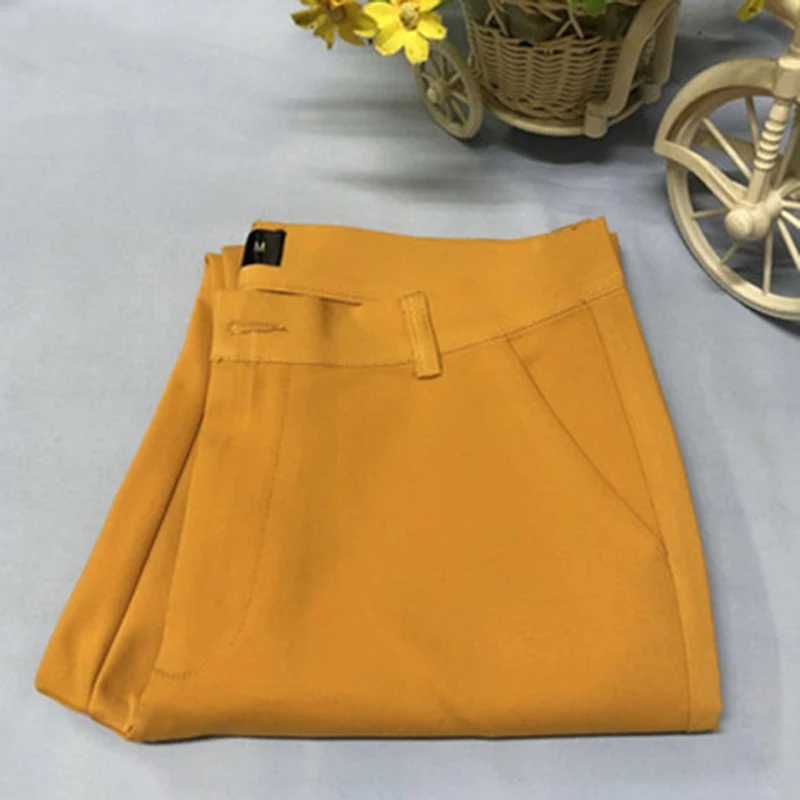 

Стильные милые брюки-карандаш длиной до щиколотки, элегантные базовые Стрейчевые бриджи для мам, леггинсы, спортивные брюки, повседневные женские брюки