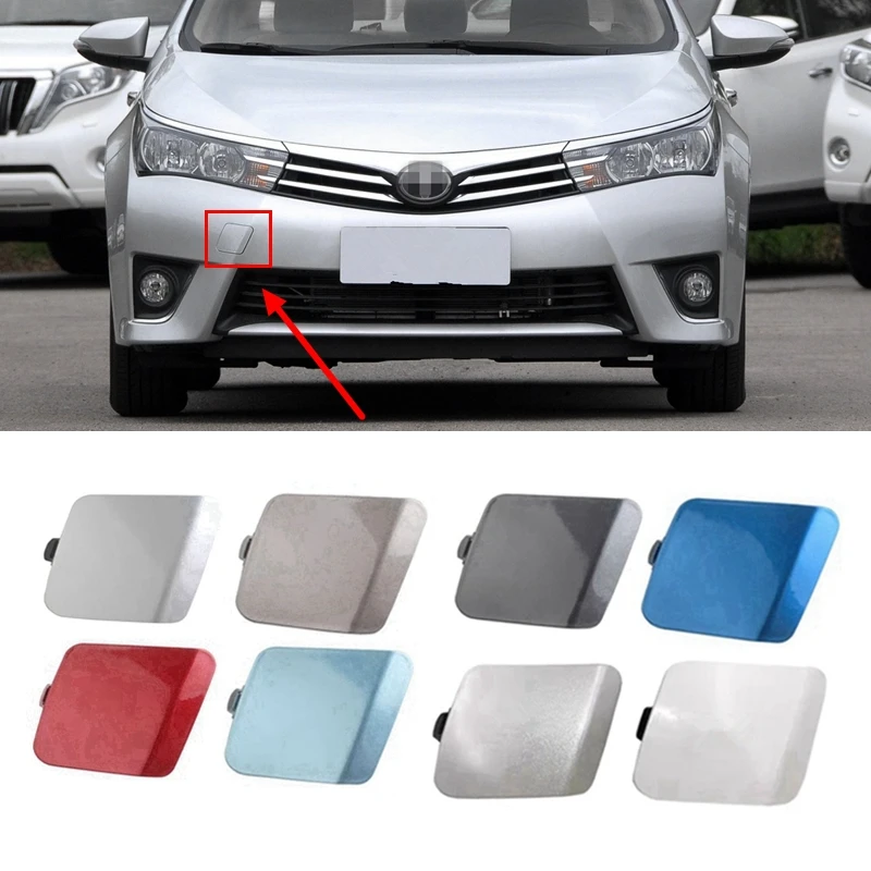 

Front Bumper Tow Hook Cover Towing Eye Cap For Toyota Corolla 2014 2015 2016 2017 OEM 52127-02301 52127-02300