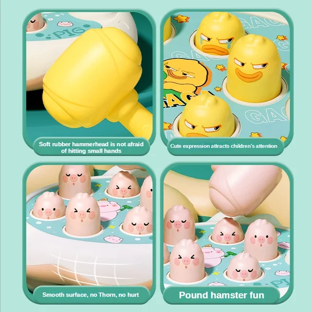 몬테소리식 Whac-A-Mole 게임으로 아이의 인지 발달 촉진