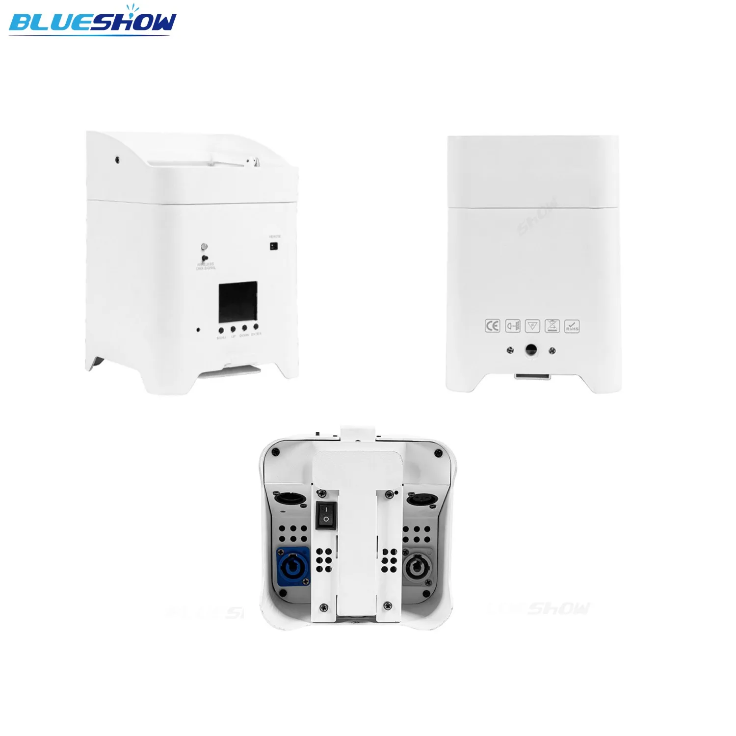 1~24pcs Wireless Battery Powered Par Light Flightcase Bag 6x18W RGBWAUV 6IN1 Remote Portable Par LED Stage Effect Light 5