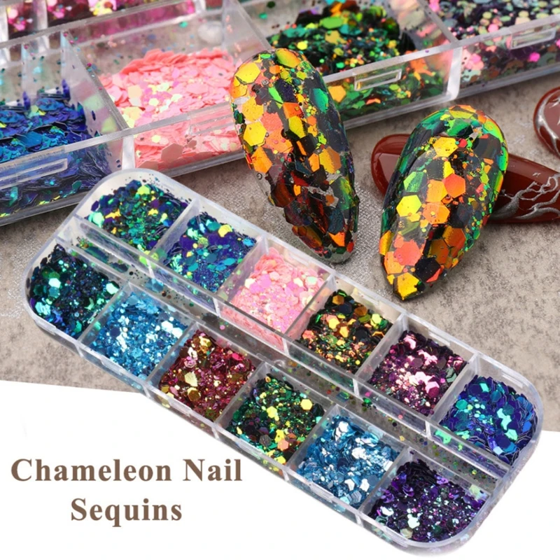 

Arts Decoration Powder Pigment 12 Colors Glitters