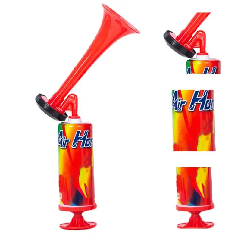 Soccer Football Stadium Handheld Air Cheering Horn Air Pump plastic horn football noise makers