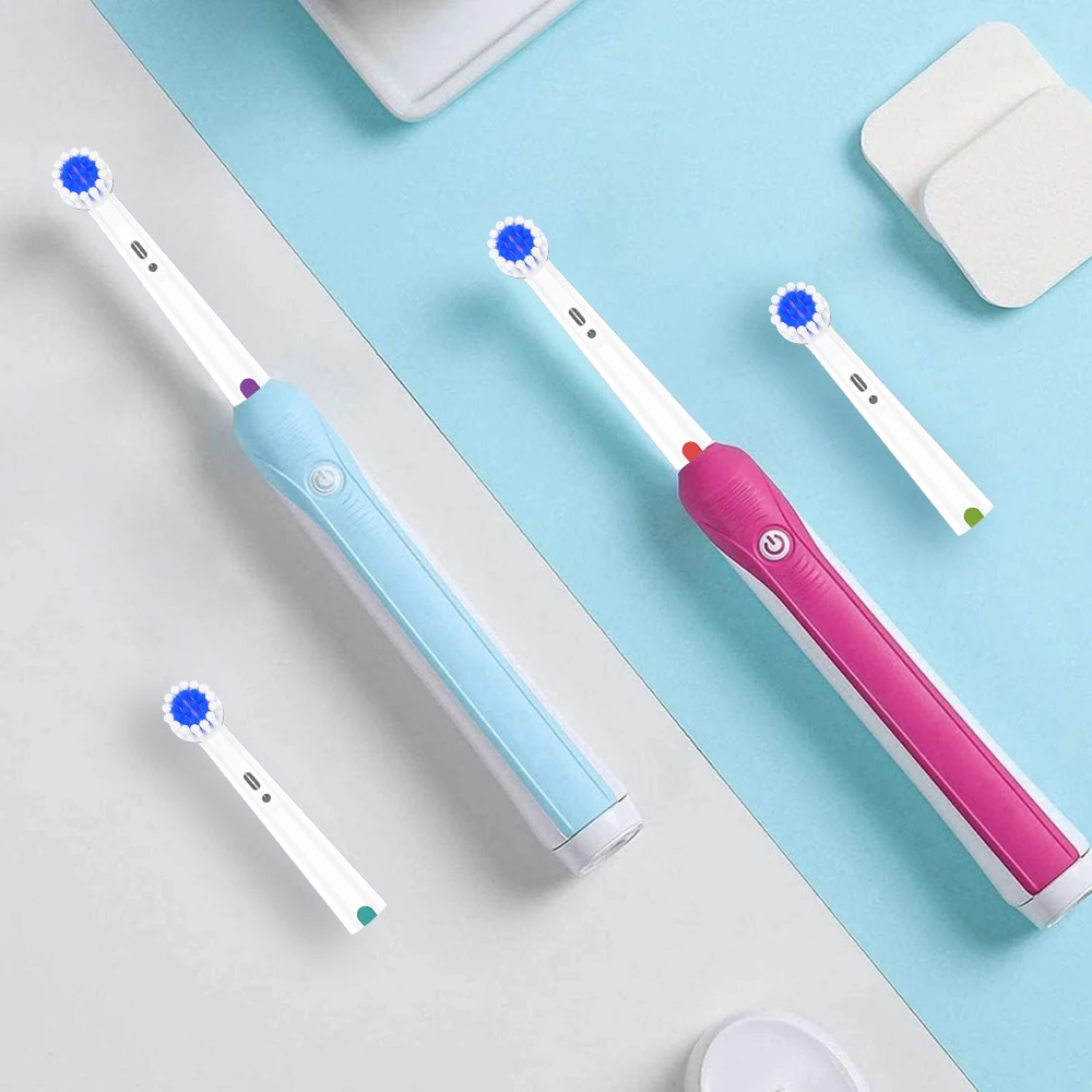 4/12/20 Sensitive Care Toothbrush Heads Compatible with Oral B Electric Toothbrush, Replacement Toothbrushes Head for 1000 7000