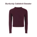 Burgundy Sweater