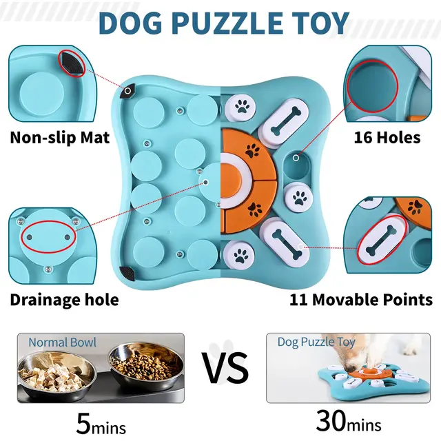 Interactive Dog Treat Puzzle Toys 4