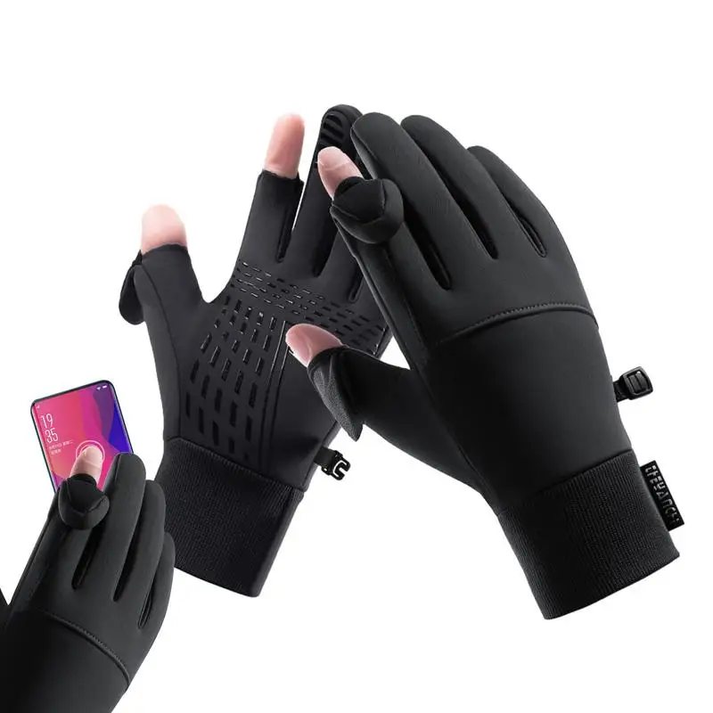 

Motorcycle Gloves For Men Warm Windproof Snow Mittens Winter Must-Have Winter Thermal Gloves For Women Men For Mountaineering