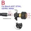 Pressure Washer Hose Outlet Connector Converter For Karcher Lavor Bosch Nilfisk STIHL AR Blue To M22 Connect 5