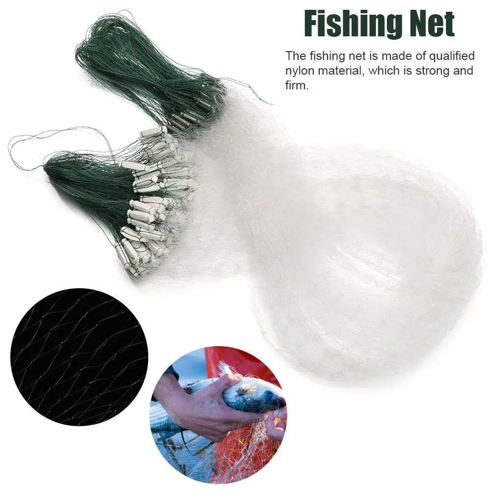 Multi Size Fishing Net Trap Mesh Netting Fishnet Portable Nylon Hand Cast  Cage