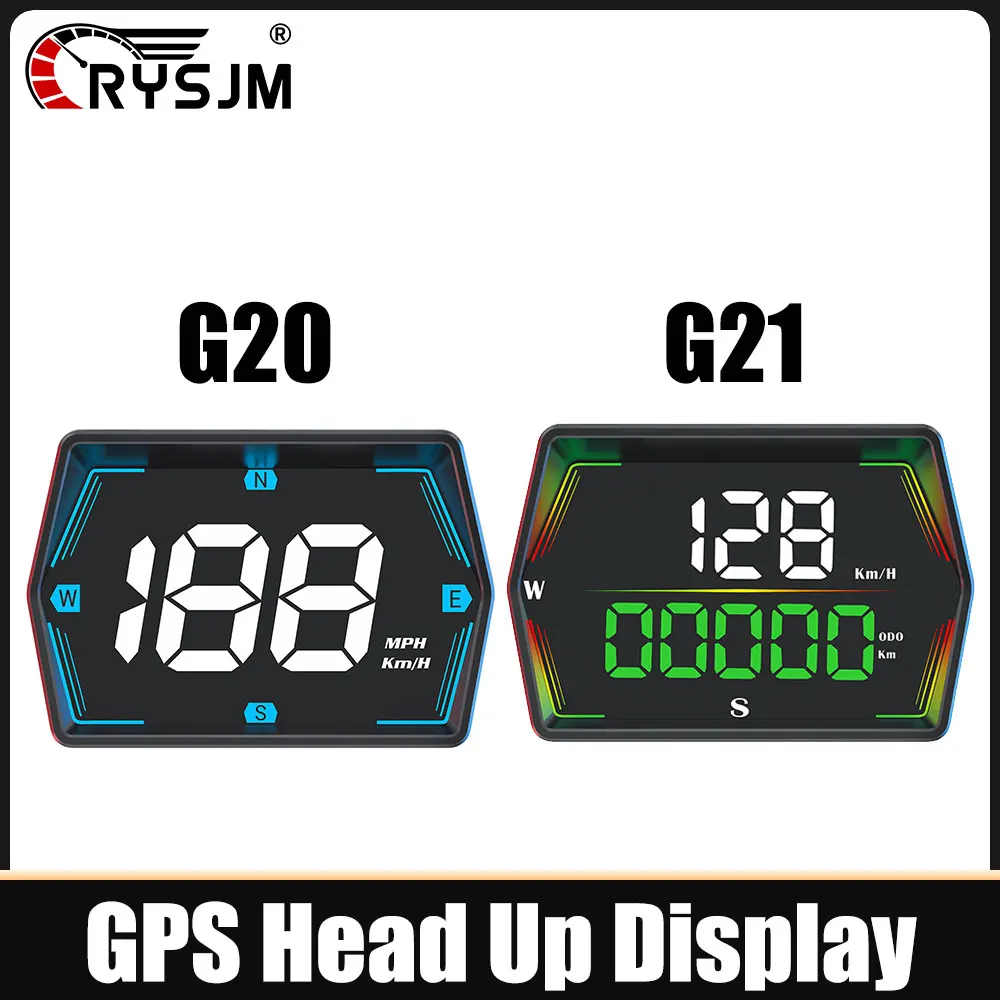 G20 G21 GPS 자동차 헤드업 디스플레이 스마트 차량 속도 HUD 미터 자..