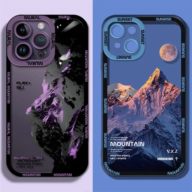 Sunset Snow Mountain IPhone Case