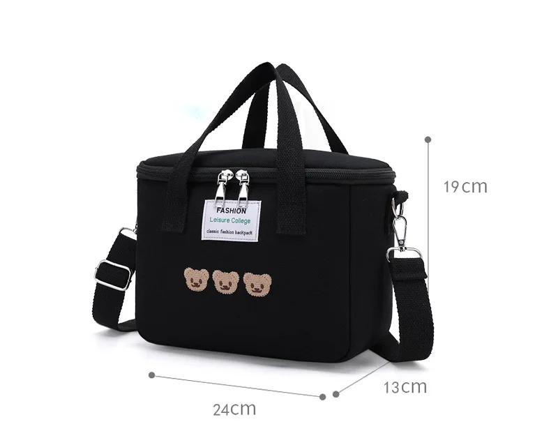 Cartoon Bear Mommy Bag Baby Feeding Bottle Cooler Bag Thermos for Children Thermal Infant Thermo Bottles Mother Kids 5
