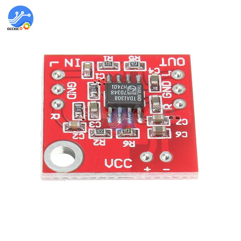 Audio Amplifier Board Mini TDA1308 Headphone Amplifier Board Audio Preamplifier 3V-6V Class A Class B Stereo Sound Board Low Power AMP