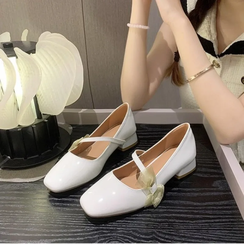 

Shoes Woman 2023 Casual Female Sneakers Soft All-Match Shallow Mouth Flats Round Toe New Moccasin Grandma Summer Dress Mary Jane