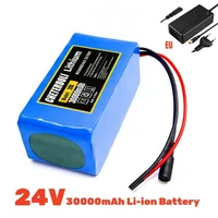 100% nouveau 7S3P 18650 24V 100000 Batteries rechargeables mAh batterie au Lithium 24 V batterie pour fauteuil roulant batterie 7s3p pour vélo 2