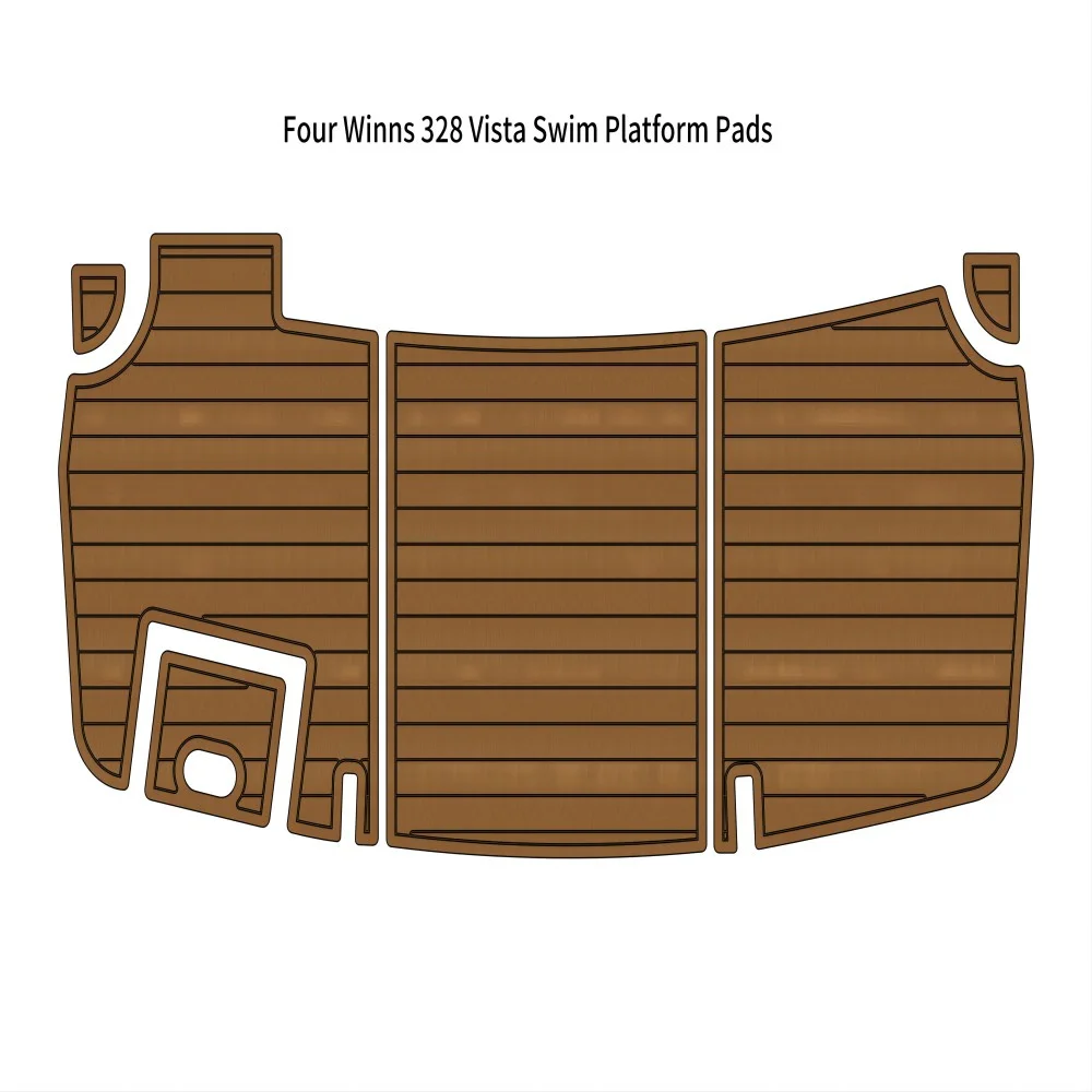 

Платформа для плавания Four Winns 328 Vista, напольный коврик из искусственного тикового пеноматериала для лодок, морской маринемат, самоклеящийся коврик в стиле Gatorstep