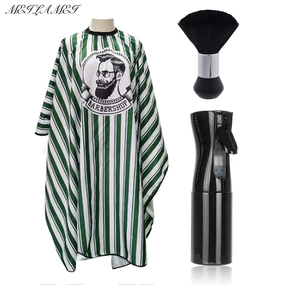 Antistatic Hairdresser Apron Hair Cut Cape Hairdress Gown 2pcs/3pcs