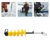 Cordless Nylon Corrosion Resistance Ice Drill Auger with Centering Point Blade 8In Ice Auger Bit for Ice Drilling 2