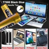 Waterproof Phone Repair Glue Black Epoxy Speaker Earphone Electronic Back Cover Screen Display Soft Adhesive Precision Tool Kit 2