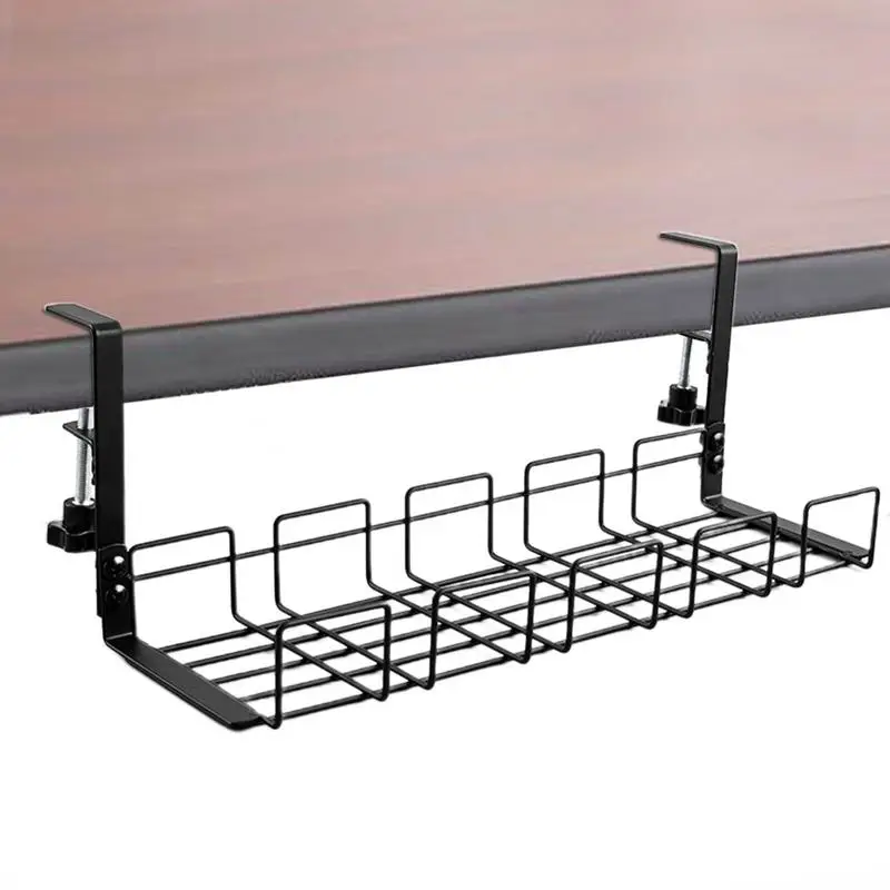 

Настольный органайзер для кабеля, без сверления, со стальным столом, с зажимом, простая установка, без повреждений, Настольный Органайзер