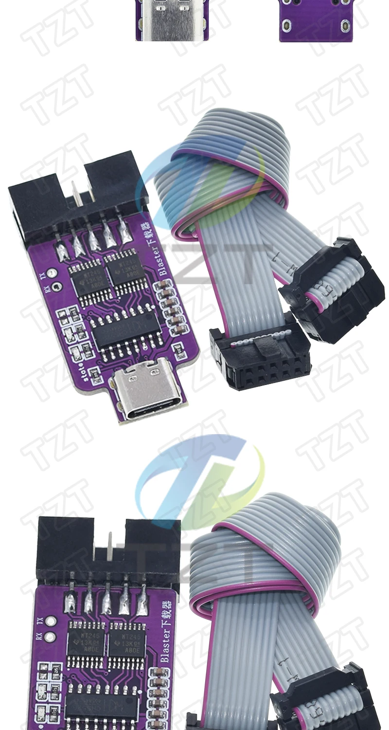 TZT 1/3 Stück DC 1,2V-3,3V Typ-C USB Blaster Downloader – Detail 4