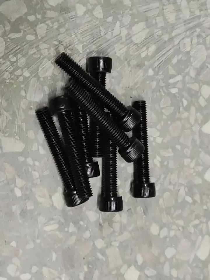 Viti A Brugola M6 X 10mm - Acciaio 12.9, Filettatura Completa, Nero (60 Pz) - Foto 9