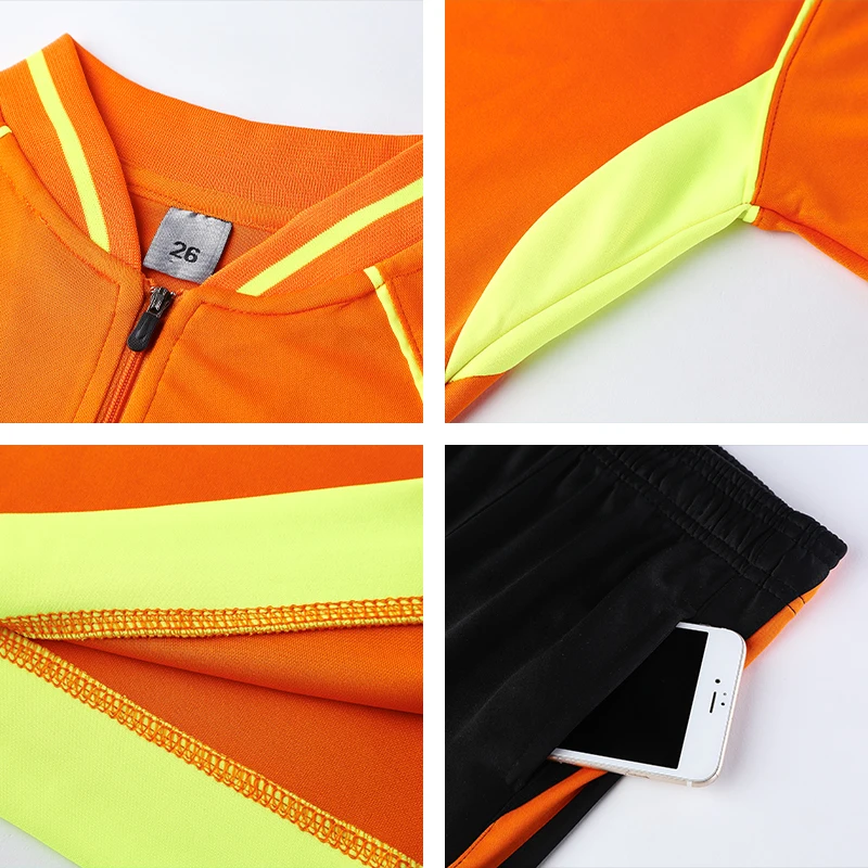 Kids Winter Jacket Outdoor Sportswear Tracksuit Long Sleeves Tracksuit Fitness Running Sports Jogging Football Kids Winter Jacket
