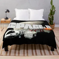 SPACE 1999- Eagle Transporter Throw Blanket flannel fabric furry blankets luxury thicken fleece blanket 1